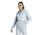 Adidas Women's Essentials Big Logo Fleece Hoodie - Wonder Blue