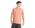 Adidas Men's Own the Run Tee / T-Shirt / Tshirt - Preloved Scarlet