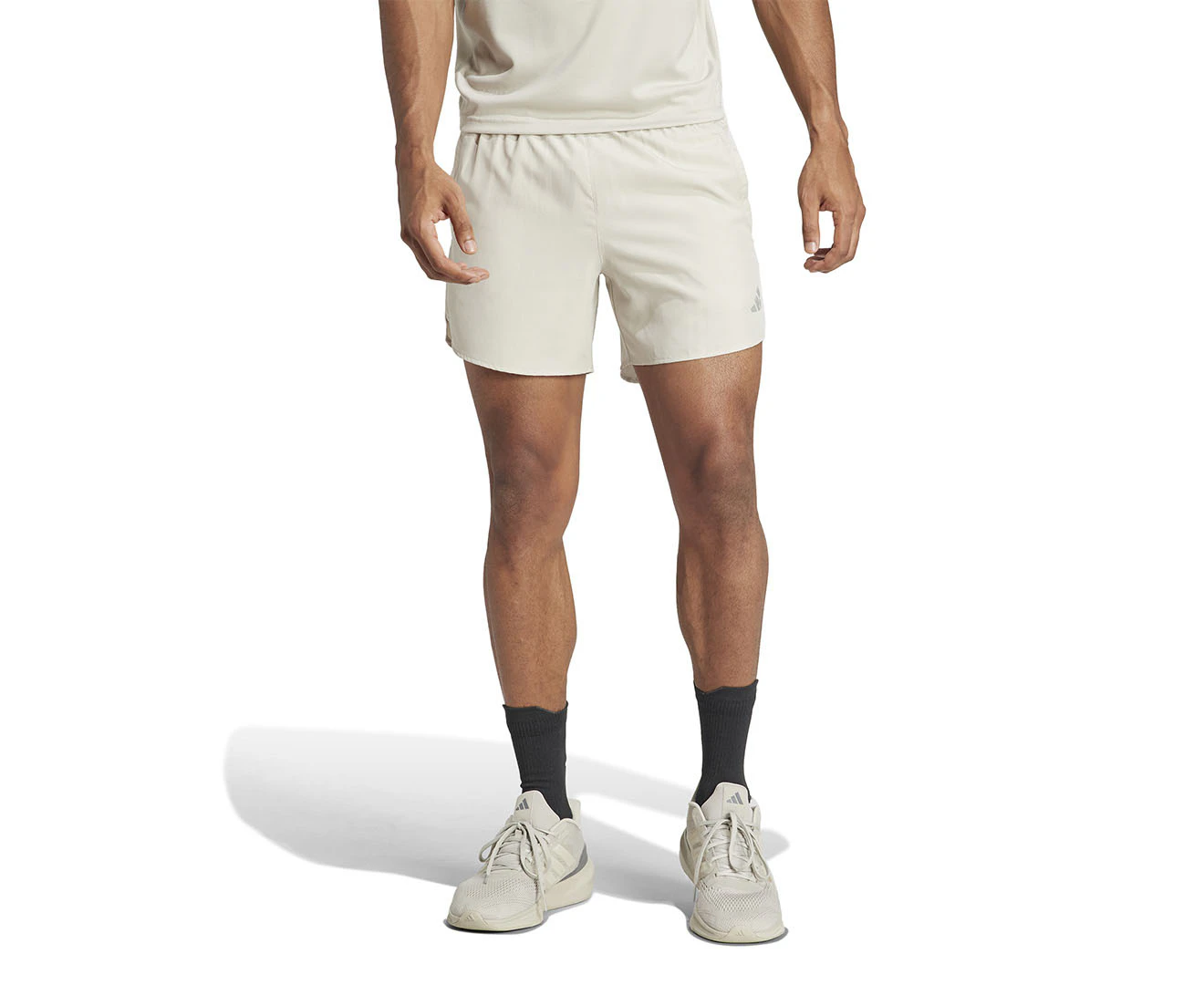 Adidas Men's Run It Shorts - Putty Grey