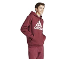 Adidas Men's Essentials Fleece Big Logo Hoodie - Red