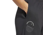 Adidas Women's Sportswear Resort Graphic Straight-Leg Pants / Tracksuit Pants - Black