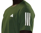 Adidas Men's Own the Run Tee / T-Shirt / Tshirt - Preloved Green
