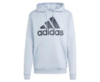 Adidas Men's Essentials Fleece Big Logo Hoodie - Wonder Blue