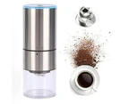 Electric Coffee Grinder, Rechargeable Mini Coffee Grinder With Multi Grind Setting, Coffee Bean Grinder Spice Grinder For Herbs, Nuts, Spice Mill (