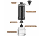 Manual Coffee Grinder Portable Hand Burr Grinder, Ceramics Conical Burr Coffee Grinder with Adjustable Settings and Ergonomic handle for Home Offic