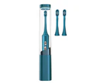 Travel Electronic Toothbrush with Ultraviolet Disinfection Function Case Suit-Green