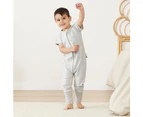 Ergopouch Baby/Toddler Sleeping Romper TOG: 1.0 Grey Marle - Grey Marle