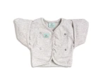 Ergopouch Butterfly Baby Organic Cotton Cardi TOG0.2 Grey Marle - Grey Marle