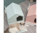 Petwiz Enclosed Cat Litter Box House - Pink