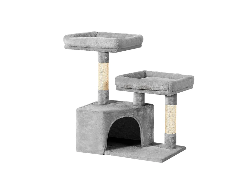 Cat Tree Tower Scratching Post Scratcher Wood Condo House Bed Trees 69cm