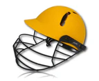 SF County Cricket Helmet Yellow