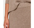 Target Super Soft Knit Midi Skirt - Brown