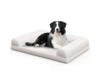 Costway Orthopedic Dog Calming Bed Large Puppy Cat Mattress Pet Sofa Bed w/Washable Cover&Non-Slip Bottom