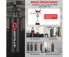Costway 105cm MMA Punching Bag Hanging Boxing Bag Heavy Duty Punchbag w/Glove&Hand Wraps Fitness Equipment