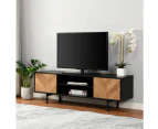 Chrovern TV Entertainment Units TV Cabinet 140cm Wide Bedroom Tv Unit