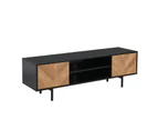 Chrovern TV Entertainment Units TV Cabinet 140cm Wide Bedroom Tv Unit