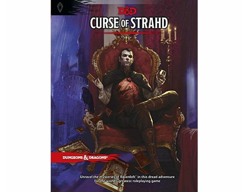 Dungeons & Dragons Curse of Strahd Hardcover Role Playing Expansion Game Book