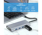 11in1 USB-C Type C HDMI USB 3.0 HUB Adapter Compatible with MacBook Pro iPad Pro