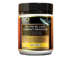 Go Healthy [Authorized Sales Agent] GO Fish Oil 2,000 Compact Odourless  230 Softgel Caps 230pcs/box