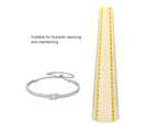 Plastic Bracelet Measuring Mandrel Stick Sizer Jewelry Hammer Repairing Making Tool