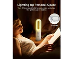 LED Motion Sensor Night Light 2 in 1 Portable Flashlight with Dusk to Dawn Sensor for Bedroom Bathroom Reading Camping