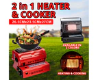 Portable Outdoor Camping Gas Heater and Cooker Stove