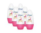 6 x Dove Go Fresh Deodorant Roll On Pomegranate & Lemon Verbena 50mL