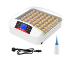 Advwin 56 Egg Incubator w/LED Candle Lamps Fully Automatic Digital Turning Chicken Hatcher