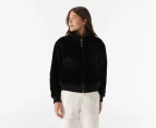 Tommy Hilfiger Women's Juniper Mockneck Faux Fur Jacket - Dark Sable