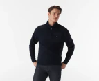 Tommy Hilfiger Men's Thompson Quarter Zip Mockneck Sweater - Desert Sky