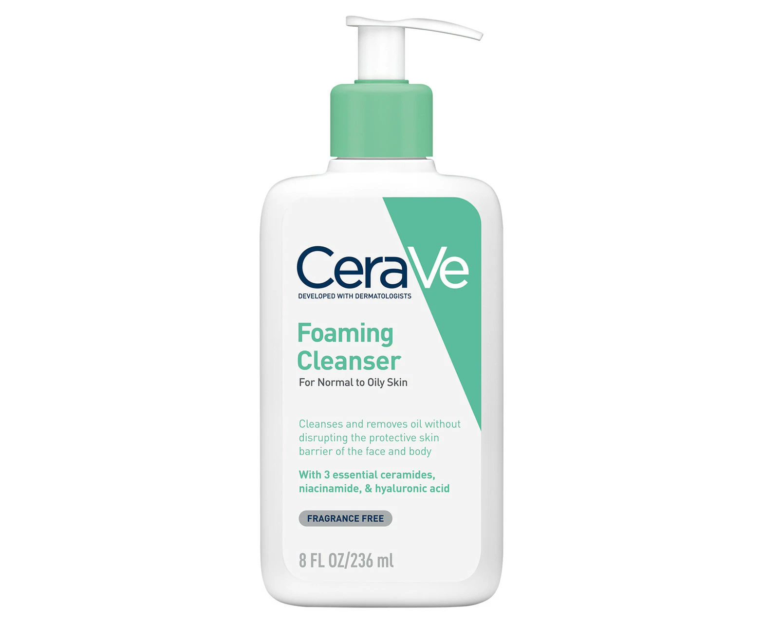 CeraVe Foaming Cleanser For Normal to Oily Skin 236ml/8oz