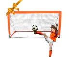 ADVWIN Portable Kids Soccer Goal Quick Set Up football Net for Backyard Games and Training Goals for Kids and Youth Soccer Practice