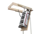 Deluxe Aluminium Attic Loft Ladder - 2700mm to 3050mm