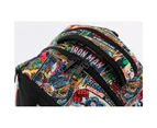 Marvel Comic Cover Pattern Laptop Padded Men Shoulder Backpack Bag 45x30x20cm