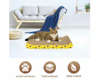 Cat Scratching Pad, Cardboard Reversible Cat Scratcher Large Wide Corrugated Modern Sofa Bed with Catnip