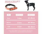 Frosted traction collar collar collar adjustable training collar for large and medium-sized dogs