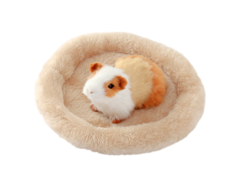 Hamster Bed,Round Velvet Warm Sleep Mat Pad for Hamster/Hedgehog/Squirreland Other Small Animals