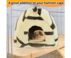 Guinea Pig Hideout House Accessories Warm Bed for Small Animals Hamsters Chinchillas Dwarf Bunnies Hedgehogs.