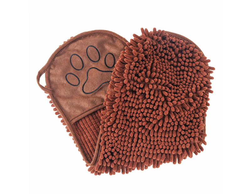 Absorbent Dog Towel, Microfiber Quick Drying Towel Machine Washable with Hand Pockets Pet Towel for Medium Large Dog