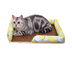 Dog Bed for Large Medium Small Dogs Washable Rectangle Dog Bed Calming Dog Sofa Bed Soft Sleeping Puppy Dog Beds Breathable Cuddler with Anti-Slip Bottom