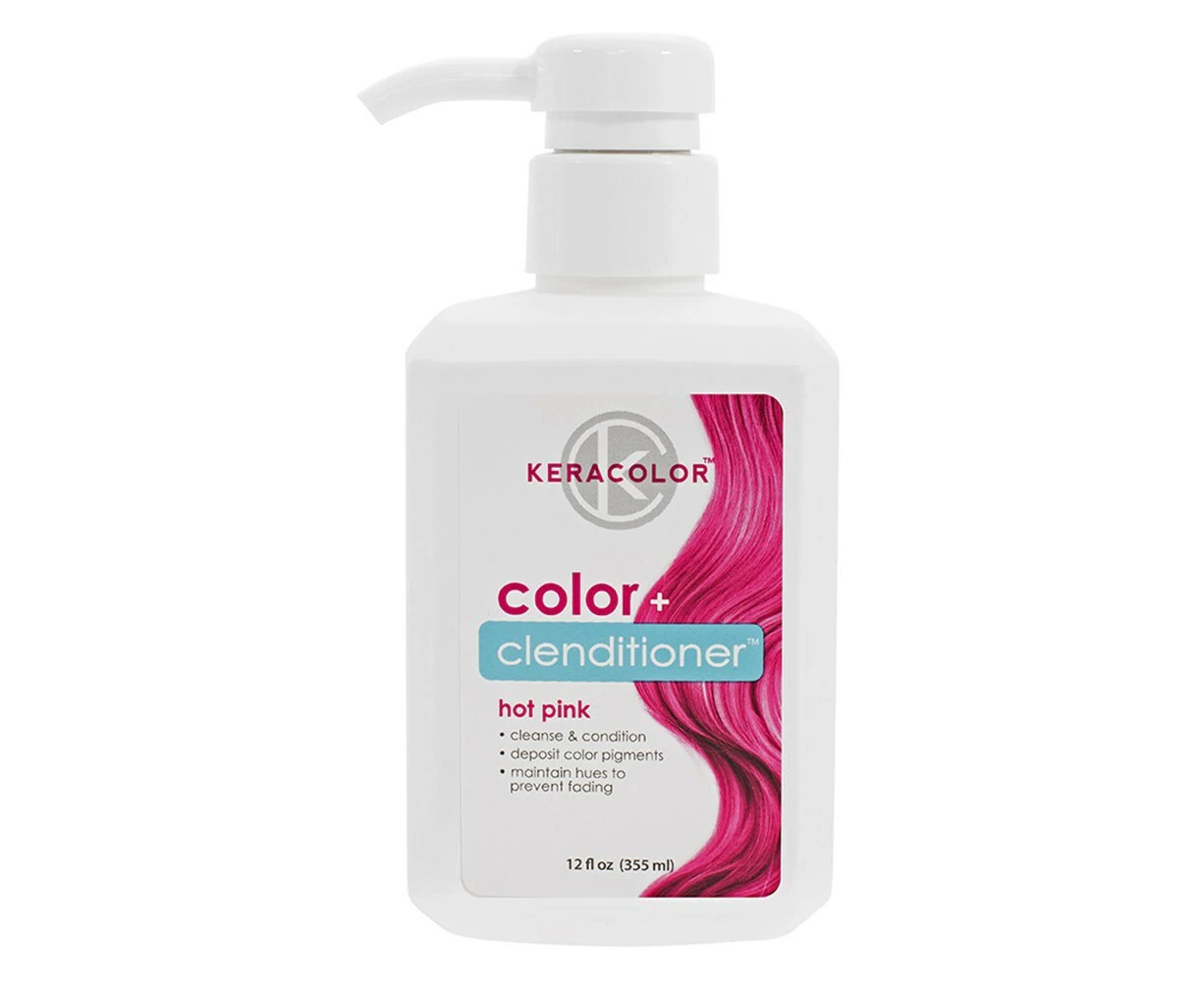 Keracolor Color Clenditioner Colouring Shampoo Hot Pink 355ml