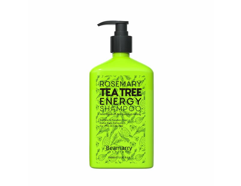 6x Beamarry Rosemary Tea Tree Energy Shampoo 380ml