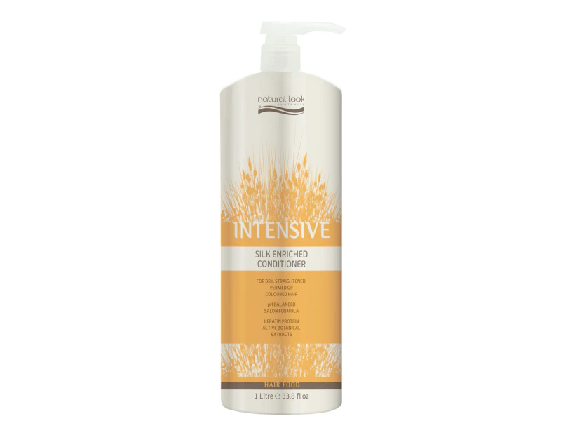 3x Natural Look Intensive Silk Enriched Conditioner 1L