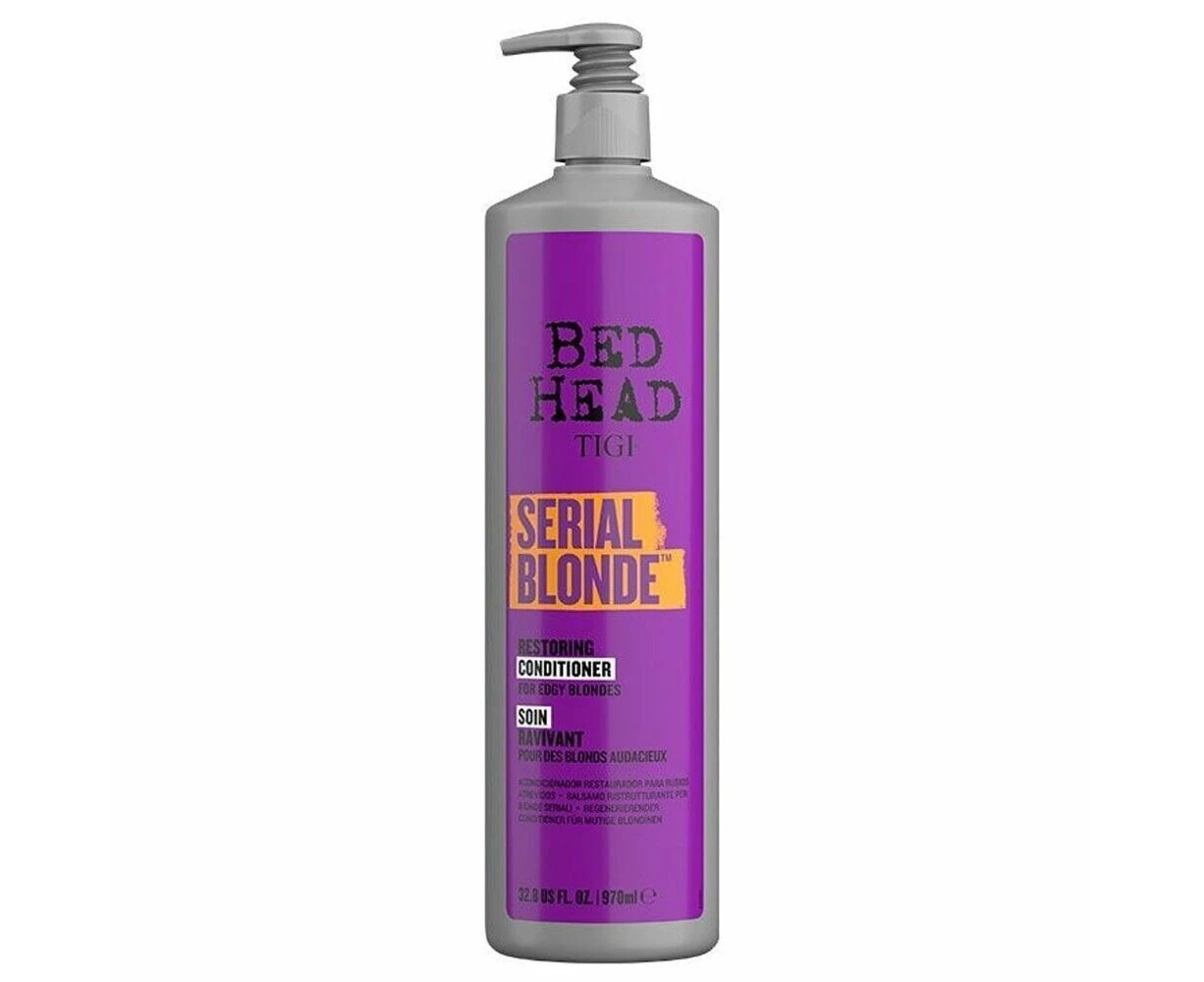 6x TIGI Bed Head Serial Blonde Restoring Conditioner 970ml