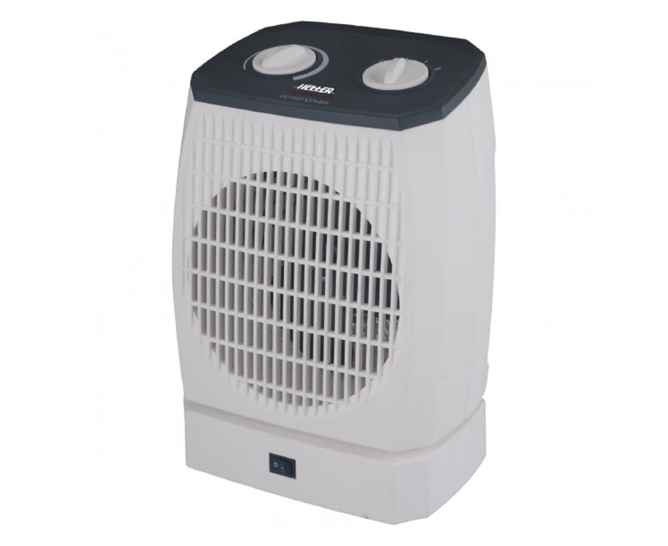 Heller Home Powerful Portable Oscillating Upright Fan Heater 1000/2000W