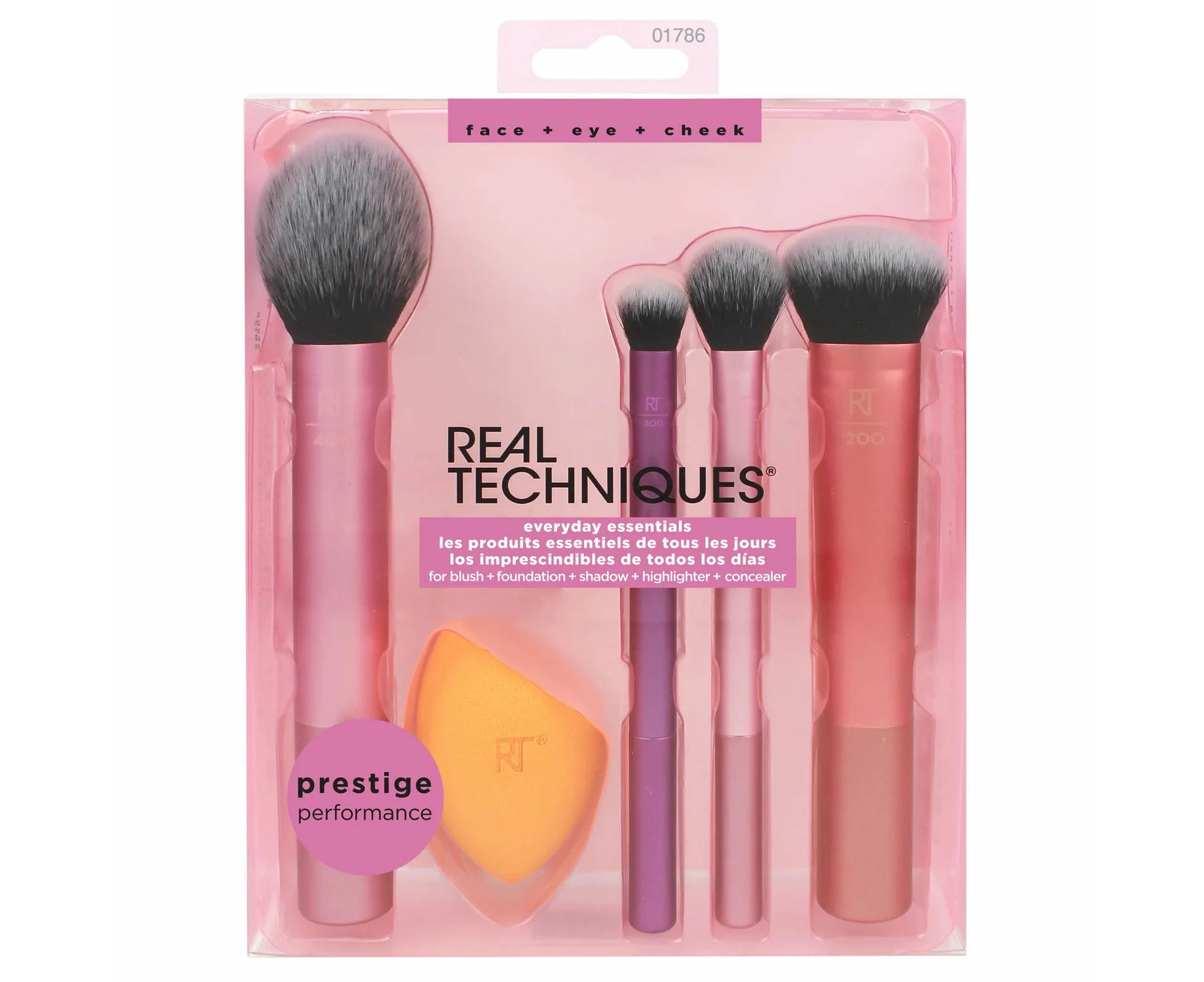 3x Real Techniques Everyday Essentials 5 Piece Set