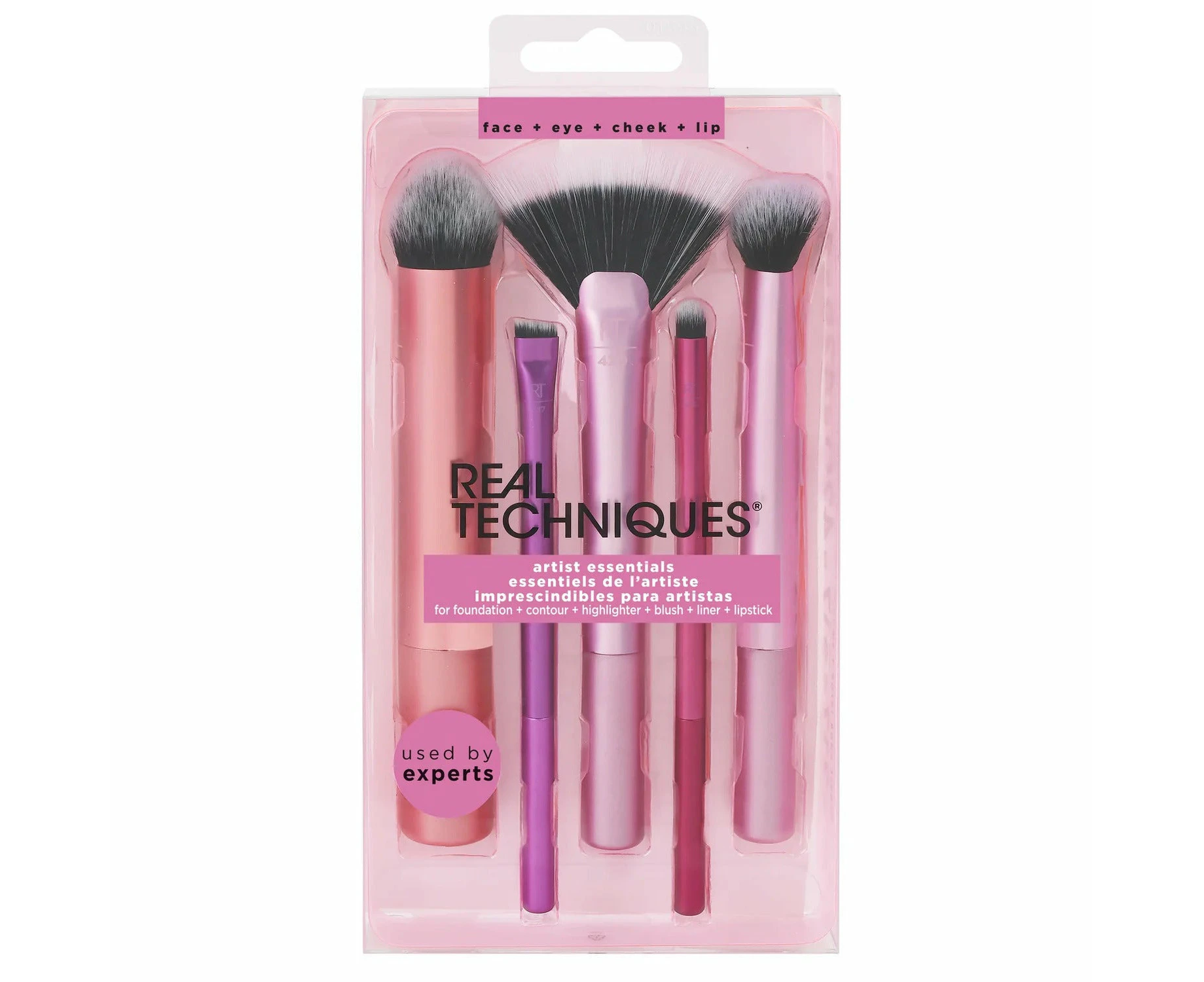 6x Real Techniques Artist Essentials 5 Piece Brush Set