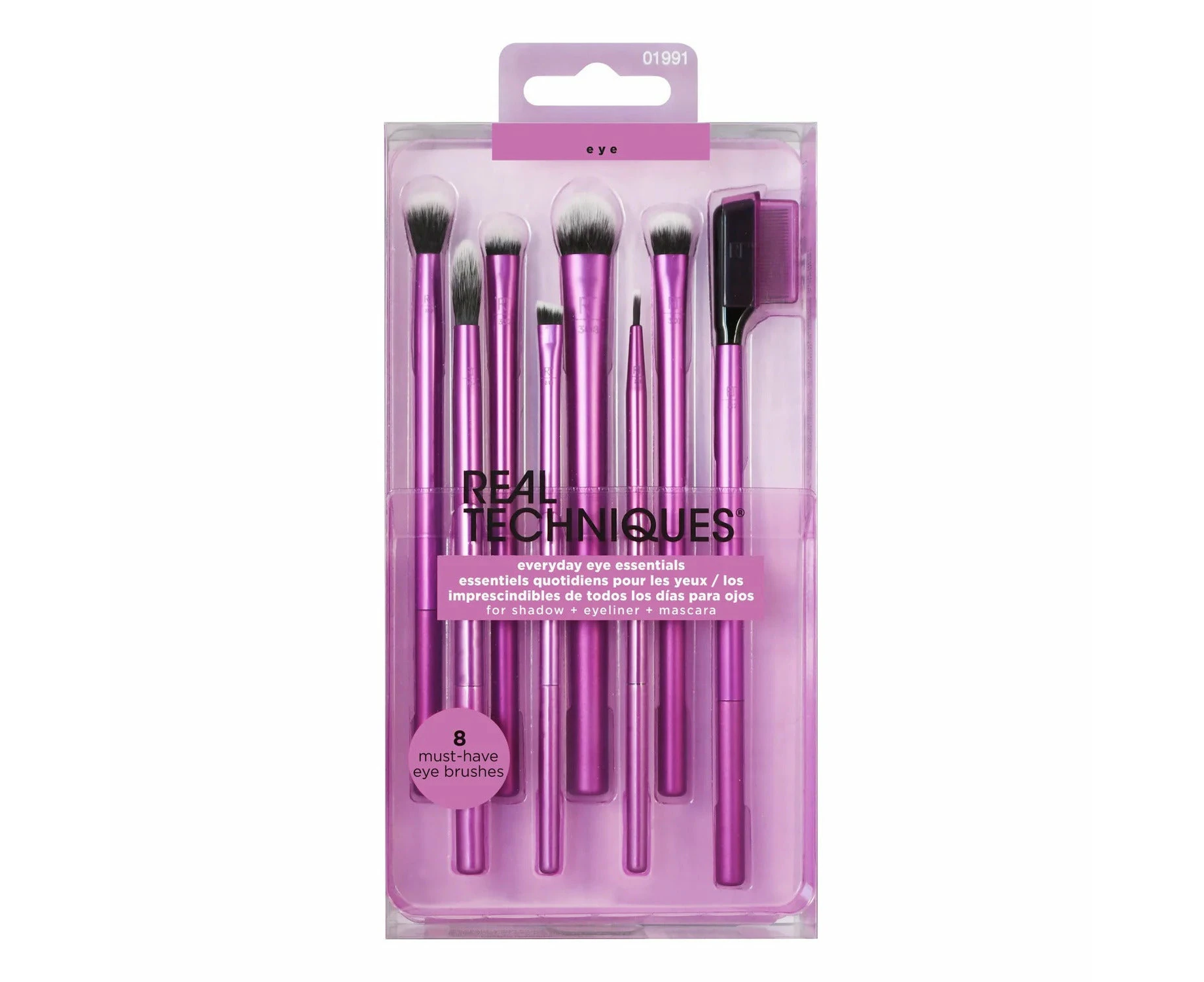 6x Real Techniques Everyday Eye Essentials 8 Brush Set