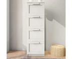 Narrow Dresser Cabinet with 4 Drawers for Small Spaces