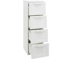 Narrow Dresser Cabinet with 4 Drawers for Small Spaces